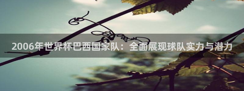 亚洲区世界杯预选赛：2006年世界杯巴西国家队：全面展现球队实力与潜力