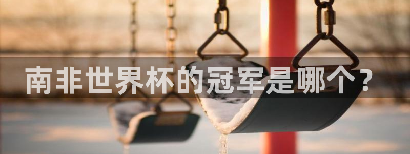 世界杯直播免费观看：南非世界杯的冠军是哪个？